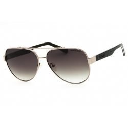 Kenneth Cole NY, Lentes de Sol, Aviador, Uni, KC00034 Shiny Gunmetal / Gradient Green