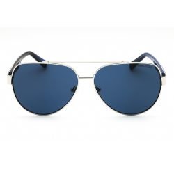 Alternative view of Kenneth Cole NY, Lentes de Sol, Aviador, Uni, KC00034 Shiny Light Nickeltin / Blue