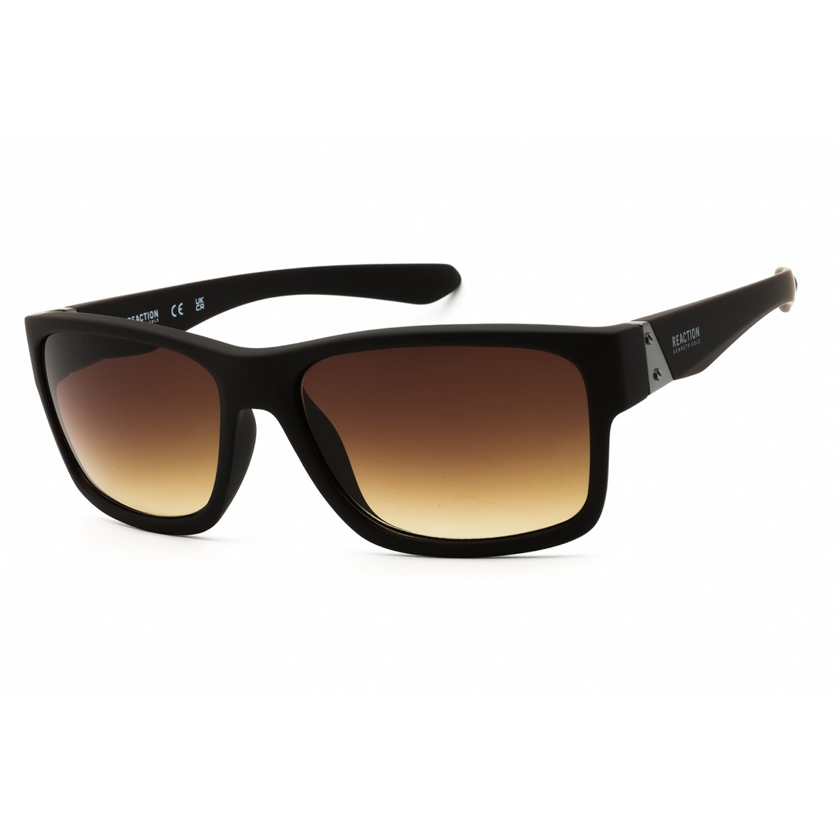 Kenneth Cole Reaction, Lentes de Sol, Rectangular, Uni, KC1246 Matte Grey / Brown Gradient