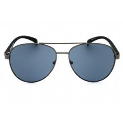 Alternative view of Kenneth Cole Reaction, Lentes de Sol, Aviador, Uni, KC1318 Shiny Gunmetal / Smoke