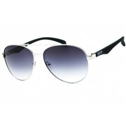 Kenneth Cole Reaction, Lentes de Sol, Aviador, Uni, KC1318 Shiny Light Nickeltin / Gradient Smoke