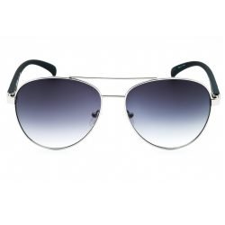 Alternative view of Kenneth Cole Reaction, Lentes de Sol, Aviador, Uni, KC1318 Shiny Light Nickeltin / Gradient Smoke