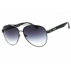 Kenneth Cole Reaction, Lentes de Sol, Aviador, Uni, KC1394 Shiny Gunmetal / Gradient Smoke