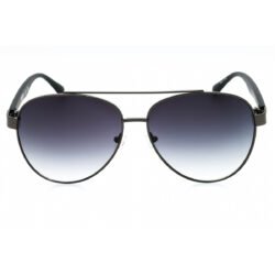 Alternative view of Kenneth Cole Reaction, Lentes de Sol, Aviador, Uni, KC1394 Shiny Gunmetal / Gradient Smoke