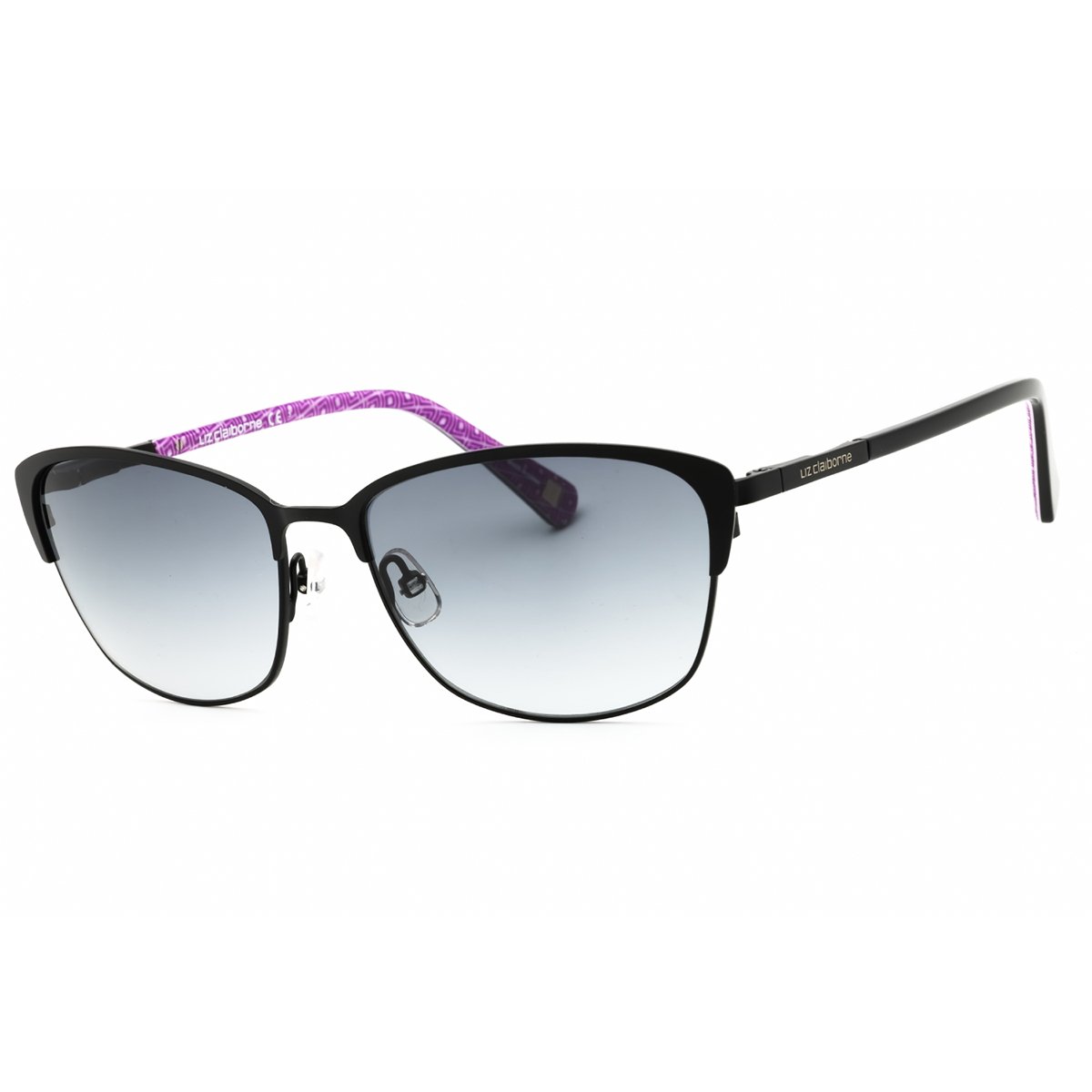 Liz Claiborne, Lentes de Sol, Cat Eye, Mujer, L573/S Matte Black / Dark Grey
