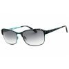 Liz Claiborne, Lentes de Sol, Rectangular, Mujer, L577/S Black Tea / Dark Grey
