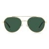 Polaroid, Lentes de Sol, Redondo, Uni, 4116/S/X Gold / Green - Imagen 2