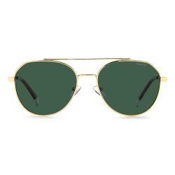 Alternative view of Polaroid, Lentes de Sol, Redondo, Uni, 4116/S/X Gold / Green
