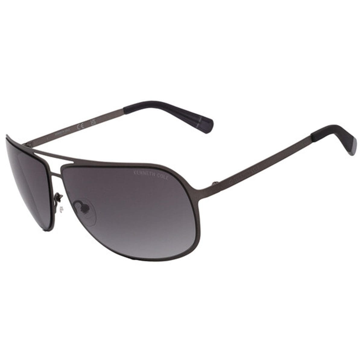 Kenneth Cole NY, Lentes de Sol, Rectangular, Uni, KC00022 Matte Gunmetal / Gradient Smoke