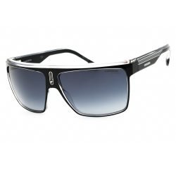 Carrera, Lentes de Sol, Rectangular, Unisex, 22/N Black White / Dark Grey