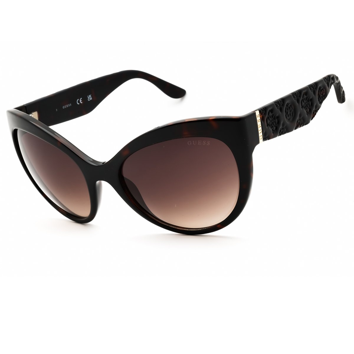 Guess, Lentes de Sol, Mujer, Oversized, GU00130 Dark Havana / Gradient Brown