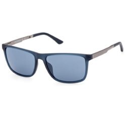 Harley Davidson, Lentes de Sol, Rectangular, Hombre, HD0970X Matte Blue / Blue