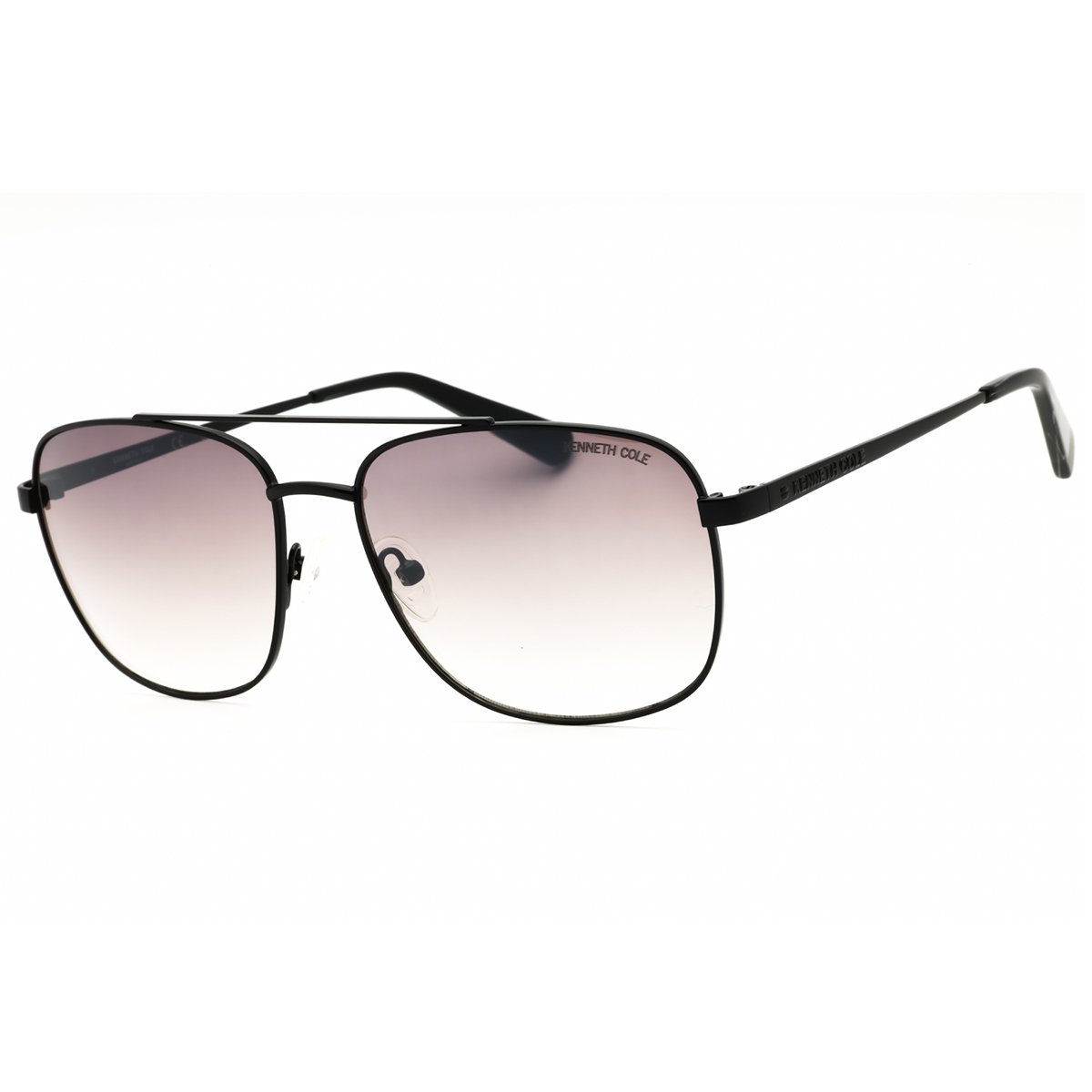 Kenneth Cole NY, Lentes de Sol, Rectangular, Uni, KC00035 Shiny Black / Gradient Smoke