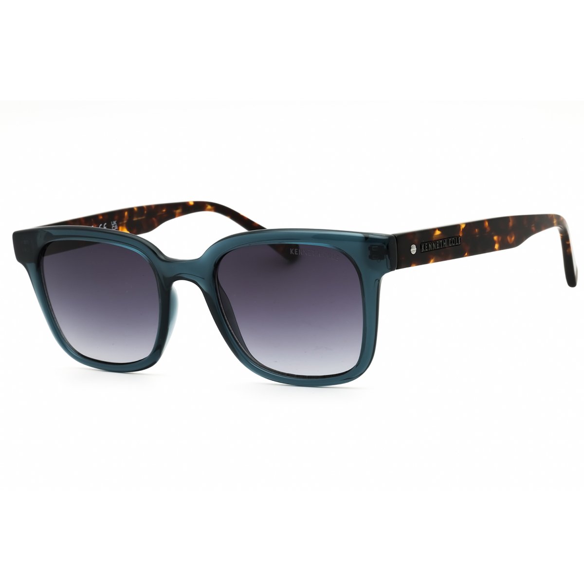 Kenneth Cole NY, Lentes de Sol, Rectangular, Uni, KC00039 Shiny Blue / Gradient Smoke