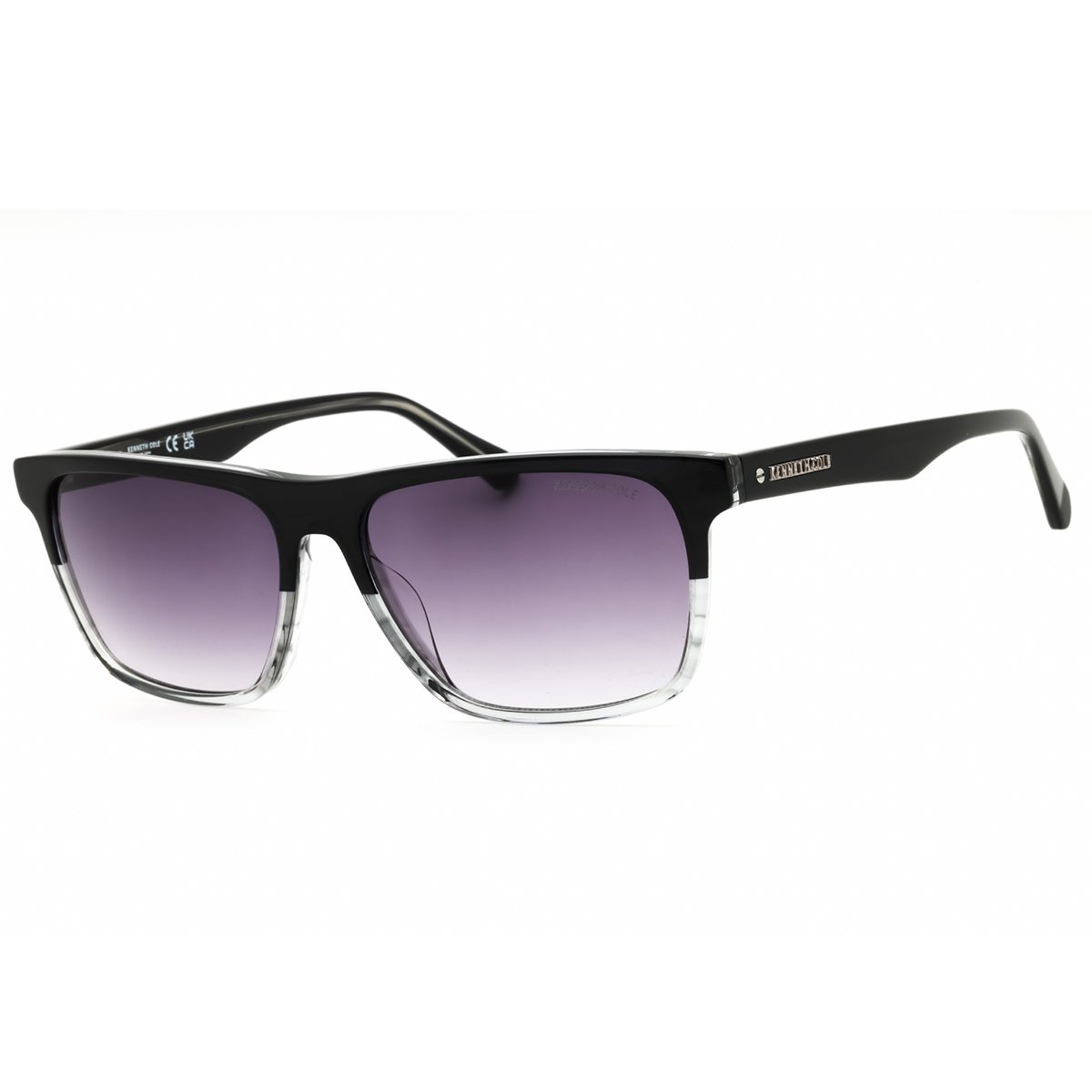 Kenneth Cole NY, Lentes de Sol, Rectangular, Uni, KC00040 Black / Gradient Smoke