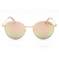 Alternative view of Kenneth Cole Reaction, Lentes de Sol, Redondo, Uni, KC2839 Gold / Brown Mirror