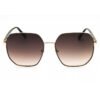 Kenneth Cole Reaction, Lentes de Sol, Oversize, Mujer, KC3000 Gold / Gradient Brown - Imagen 2