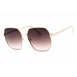 Kenneth Cole Reaction, Lentes de Sol, Oversize, Mujer, KC3000 Shiny Rose Gold / Gradient Bordeaux