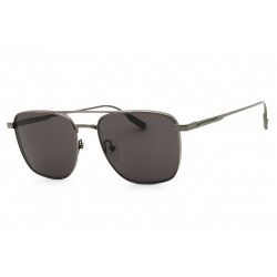 Lacoste, Lentes de Sol, Rectangular, Unisex, L261SN Shiny Gunmetal / Blue
