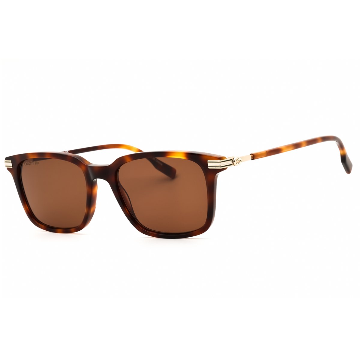Lacoste, Lentes de Sol, Rectangular, Unisex, L6035S Havana / Brown