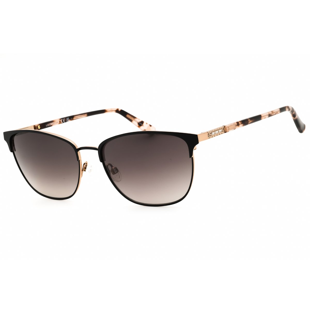 Liz Claiborne, Lentes de Sol, Cat Eye, Mujer, L585/S Matte Black / Dark Grey