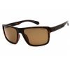 Polaroid, Lentes de Sol, Rectangular, Uni, 2158/S Matte Brown / Brown
