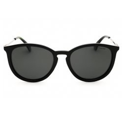 Alternative view of Polaroid, Lentes de Sol, Redondo, Uni, 4143/S/X Black / Polar Grey