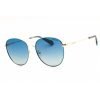 Polaroid, Lentes de Sol, Redondo, Uni, 6215/S/X Gold Blue / Blue