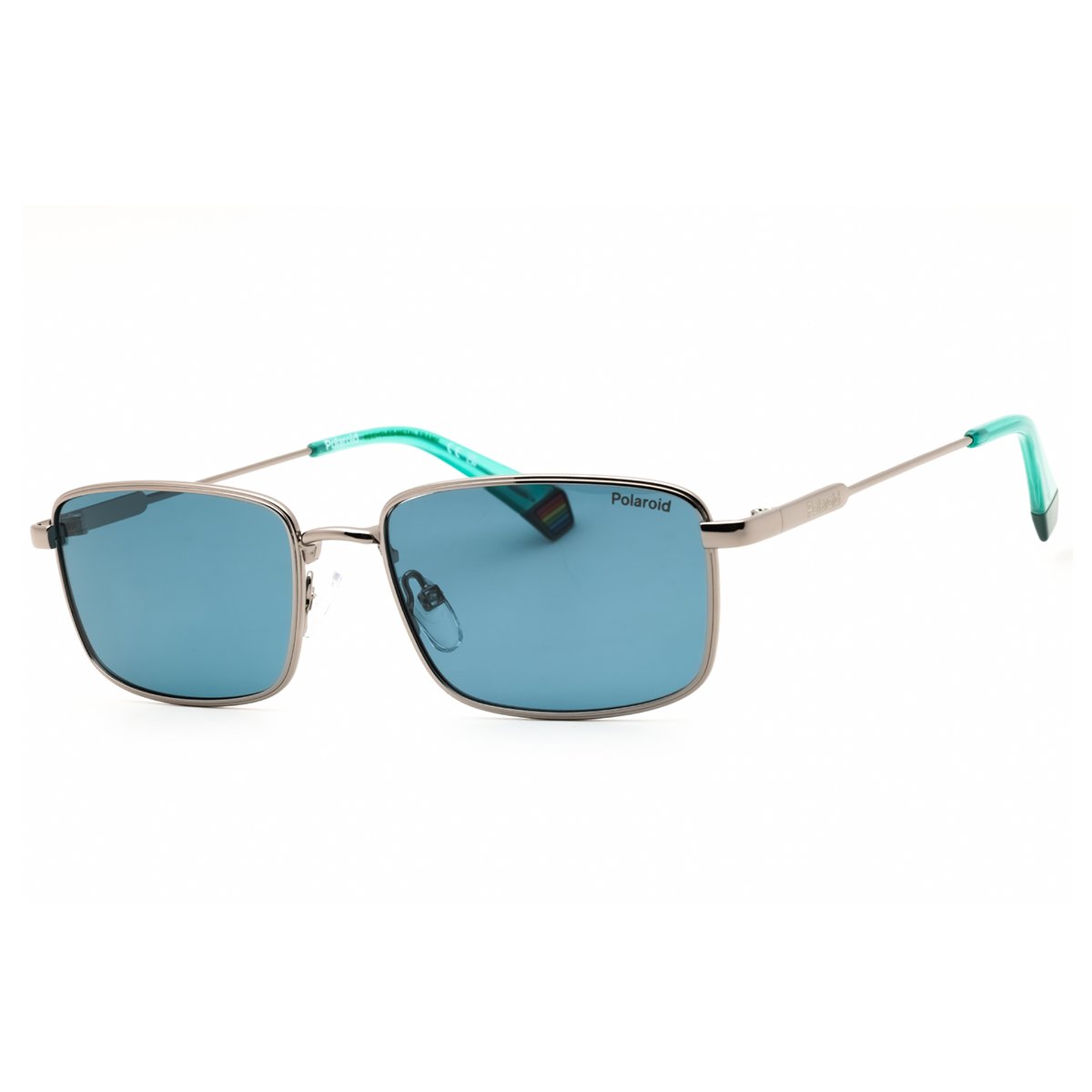 Polaroid, Lentes de Sol, Rectangular, Uni, 6227/S/X Ruthenium / Blue