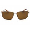 Timberland, Lentes de Sol, Rectangular, Uni, TB00010 Shiny Dark Nickeltin / Brown Polarized - Imagen 2