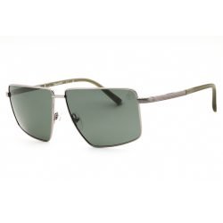 Timberland, Lentes de Sol, Rectangular, Uni, TB9286 Shiny Gunmetal / Green Polarized