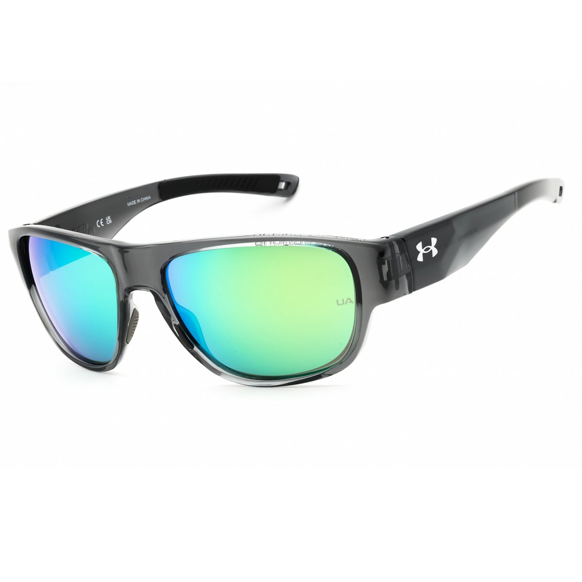 Under Armour, Lentes de Sol, Sport, Unisex, UA Scorcher Dark Grey / Green Mirror