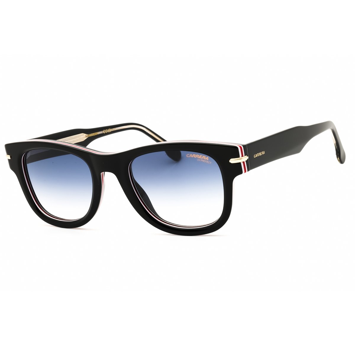 Carrera, Lentes de Sol, Rectangular, Uni, 330/S Black / Grey SF