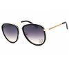 Guess Factory, Lentes de Sol, Aviador, Mujer, GF6052 Shiny Black / Grey