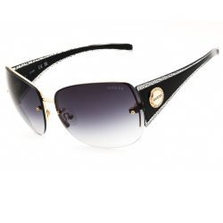 Guess Factory, Lentes de Sol, Rectangular, Mujer, GF6187 Gold / Gradient Smoke