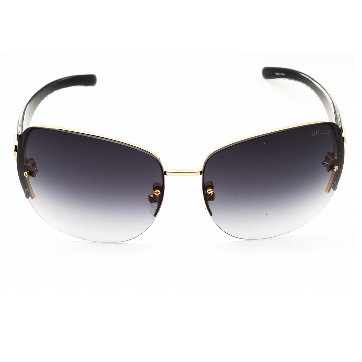 Guess Factory, Lentes de Sol, Rectangular, Mujer, GF6187 Gold / Gradient Smoke - Imagen 2
