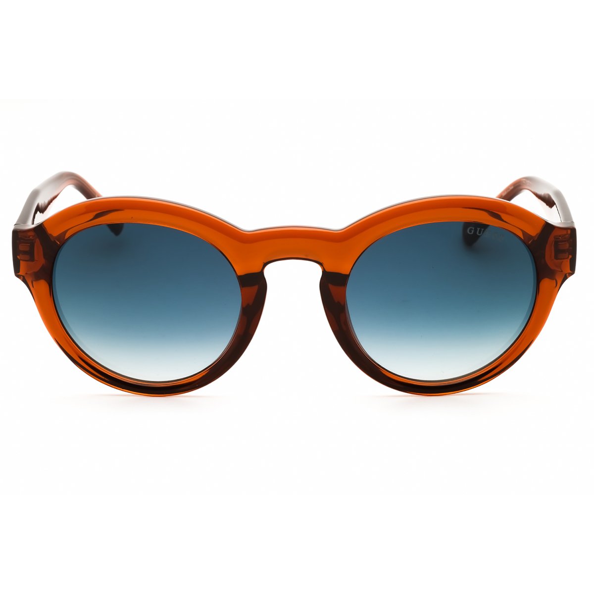 Guess, Lentes de Sol, Mujer, Redondo, GU00205 Shiny Dark Brown / Gradient Blue - Imagen 2