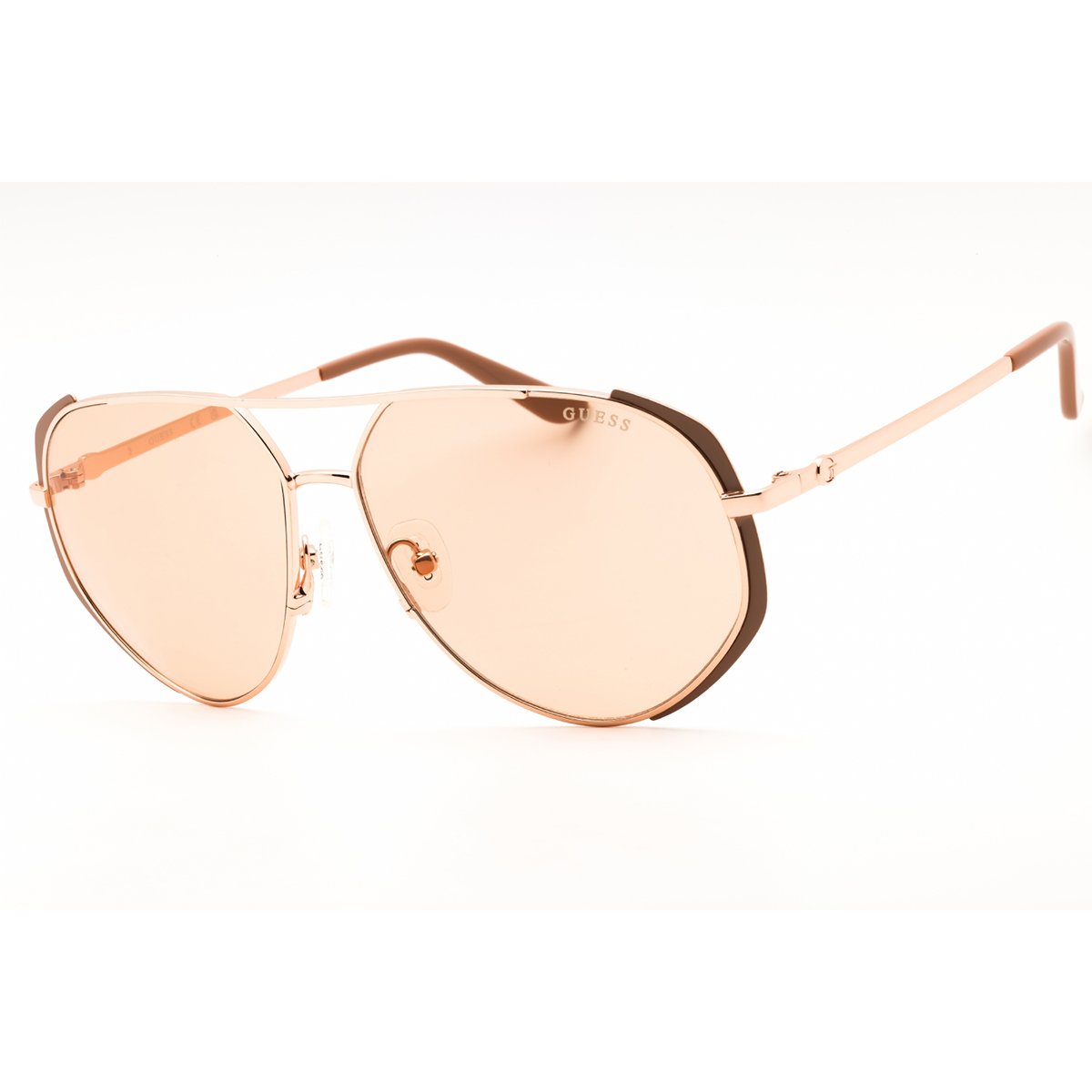 Guess, Lentes de Sol, Mujer, Aviador, GU00219 Matte Beige / Rose Gold