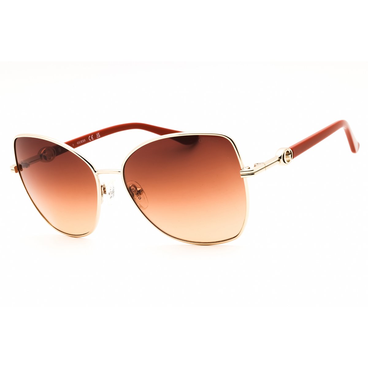 Guess, Lentes de Sol, Mujer, Cat Eye, GU00259 Gold / Gradient Brown