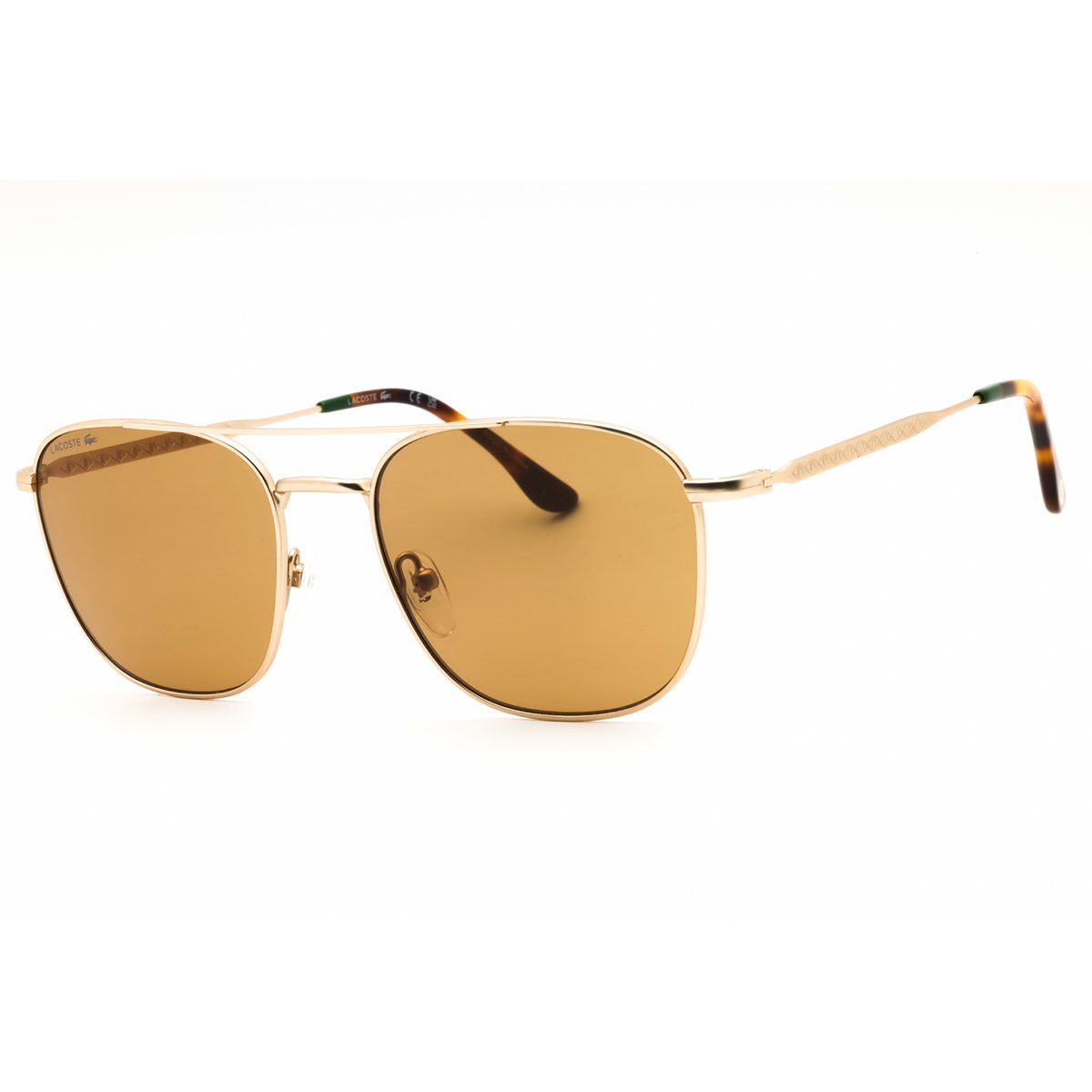 Lacoste, Lentes de Sol, Rectangular, Unisex, L269S Gold / Brown