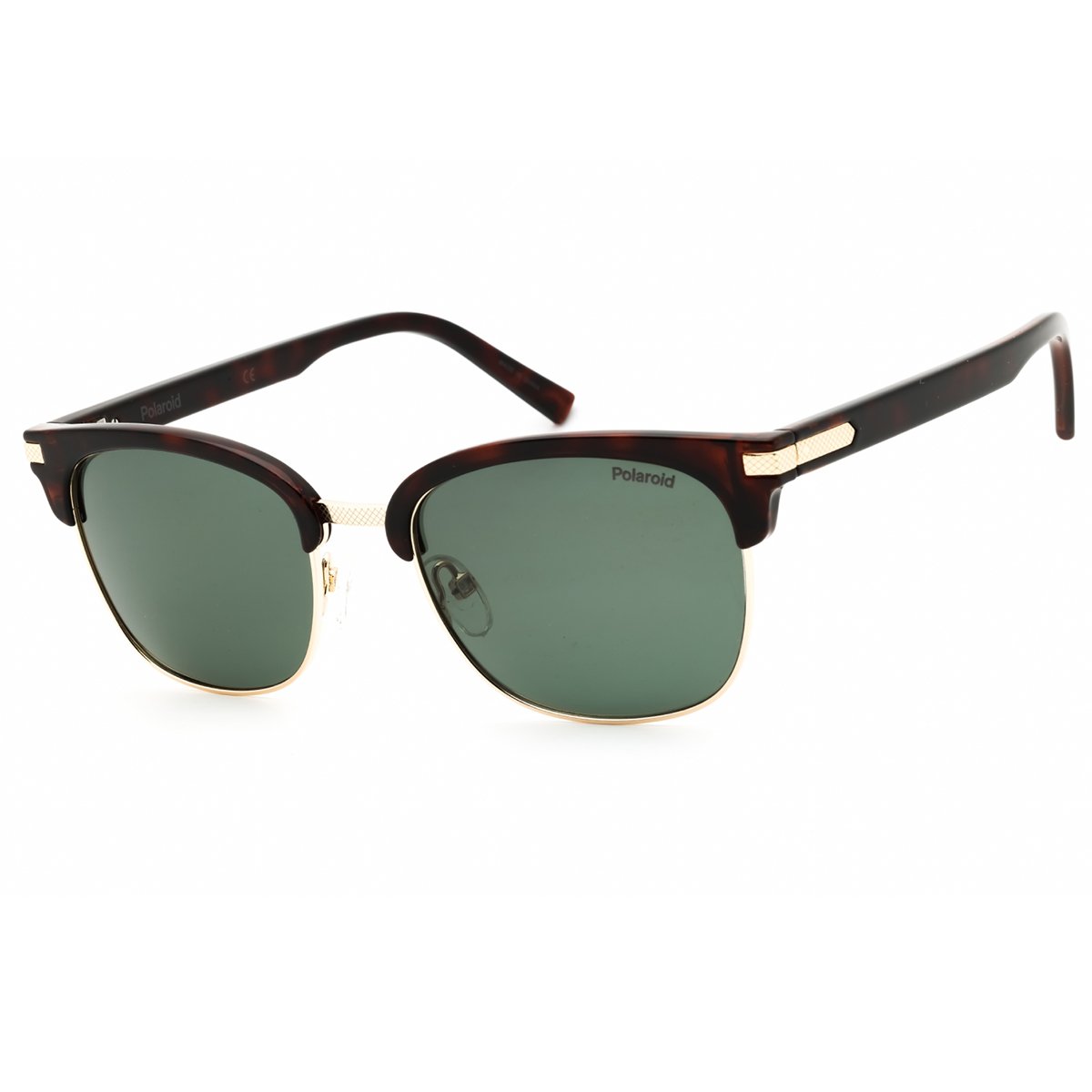 Polaroid, Lentes de Sol, Redondo, Uni, 2076/S Dark Havana / Green Polarized