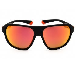 Alternative view of Polaroid, Lentes de Sol, Rectangular, Uni, 2152/S Black / Orange Grey Mirror