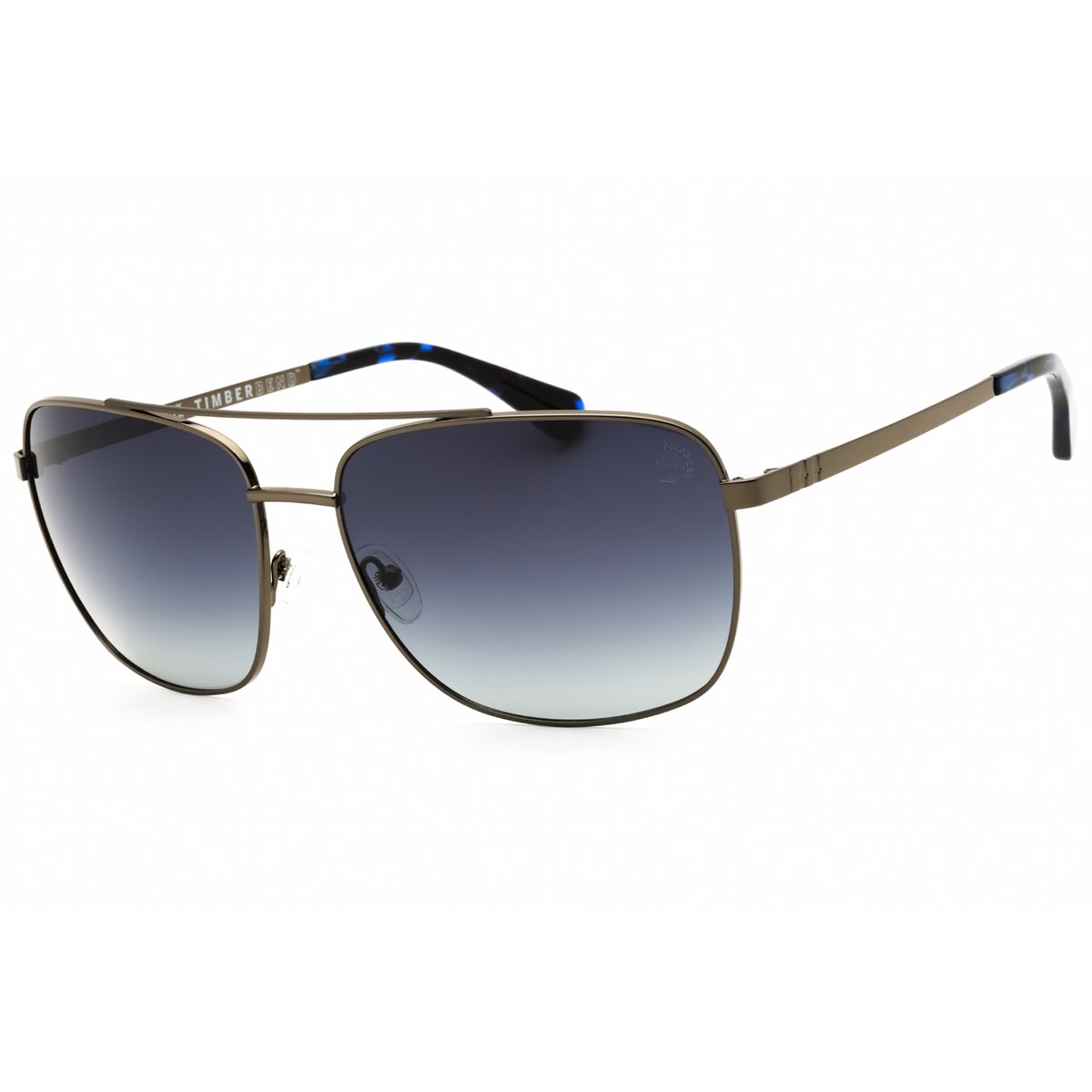 Timberland, Lentes de Sol, Rectangular, Uni, TB00044 Shiny Gunmetal / Smoke Polarized