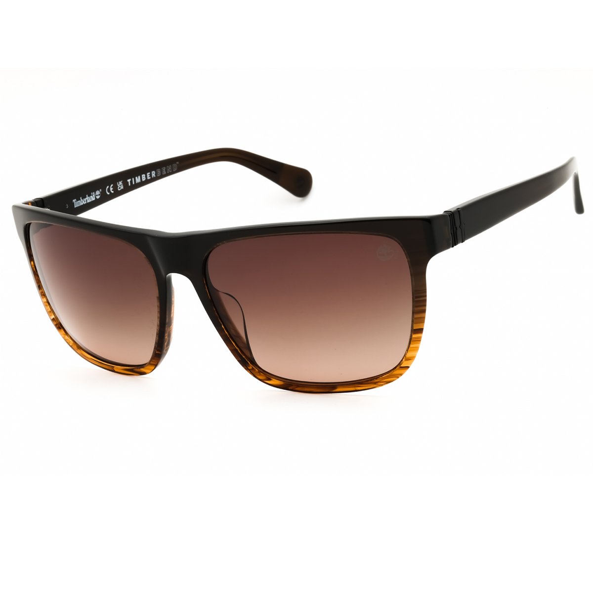 Timberland, Lentes de Sol, Rectangular, Uni, TB00054-H Dark Brown / Brown Polarized