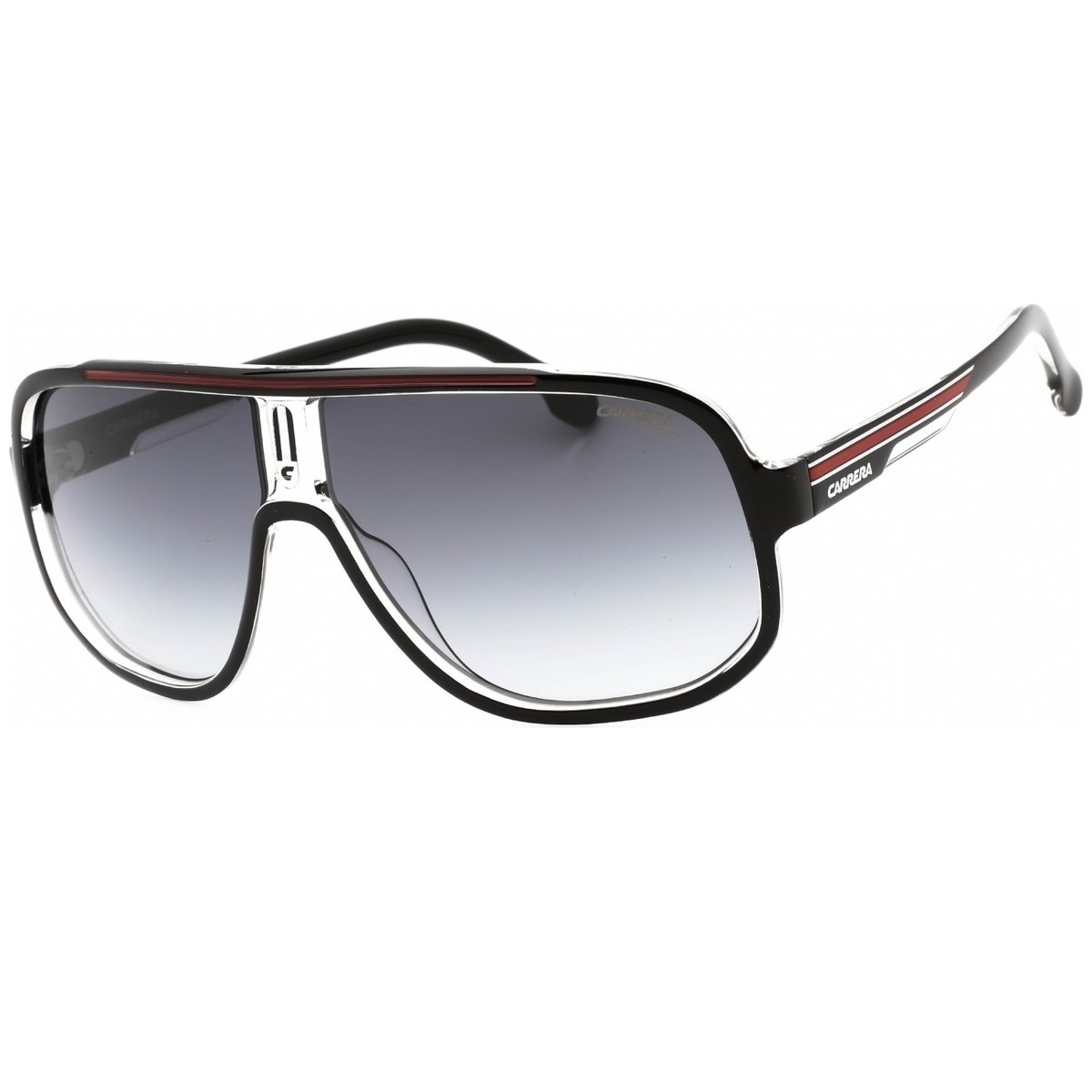 Carrera, Lentes de Sol, Shield, Uni, 1058/S Black Red / Dark Grey SF
