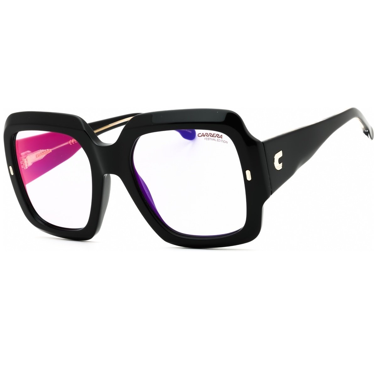 Carrera, Lentes de Sol, Oversized, Mujer, 3004/S Black / Multilayer Viol