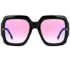 Carrera, Lentes de Sol, Oversized, Mujer, 3004/S Black / Multilayer Viol - Imagen 3