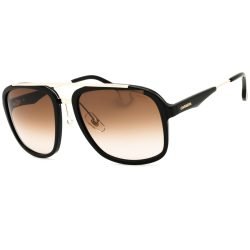 Carrera, Lentes de Sol, Rectangular, Ambos, 133/S Black gold / Brown Gradient