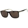 Carrera, Lentes de Sol, Rectangular, Uni, 298/S Black / Grey