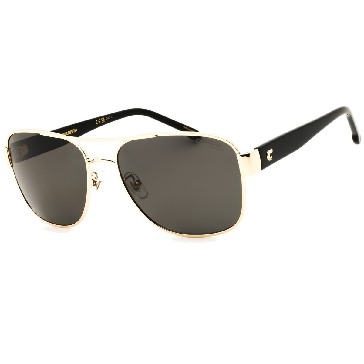 Carrera, Lentes de Sol, Rectangular, Uni, 3042/S Gold Black / Grey PZ